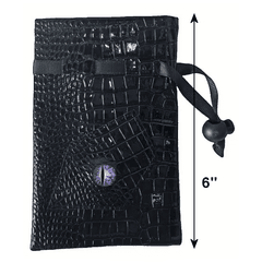 Dice Bag: 4x6 Dragonscale Dragon Eye Black (bigger) MM768